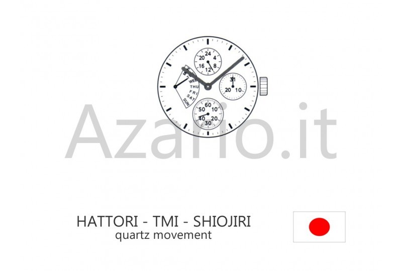 HATTORI VD84 quartz movement quartz Shiojiri TMI watch Japan Made