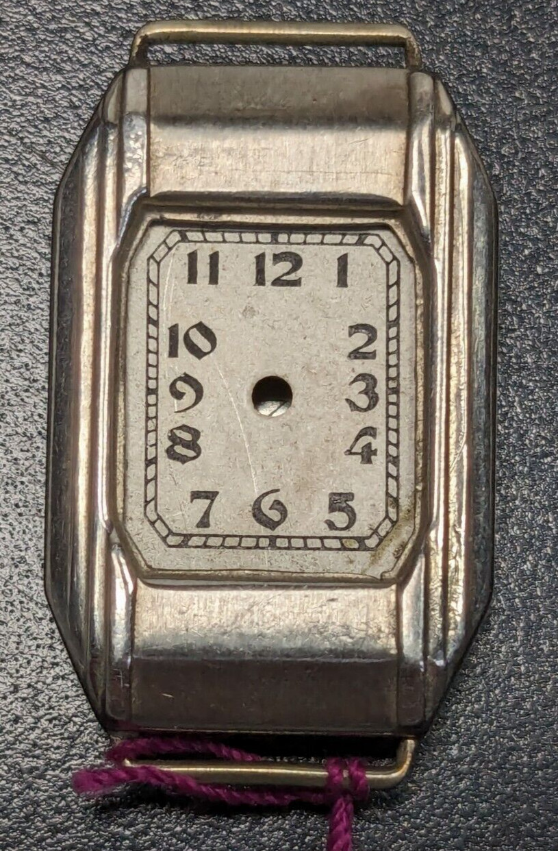 Vintage Art Nouveau Deco – Master Watch W.C. Co. Case Back Bezel and Face/Dial