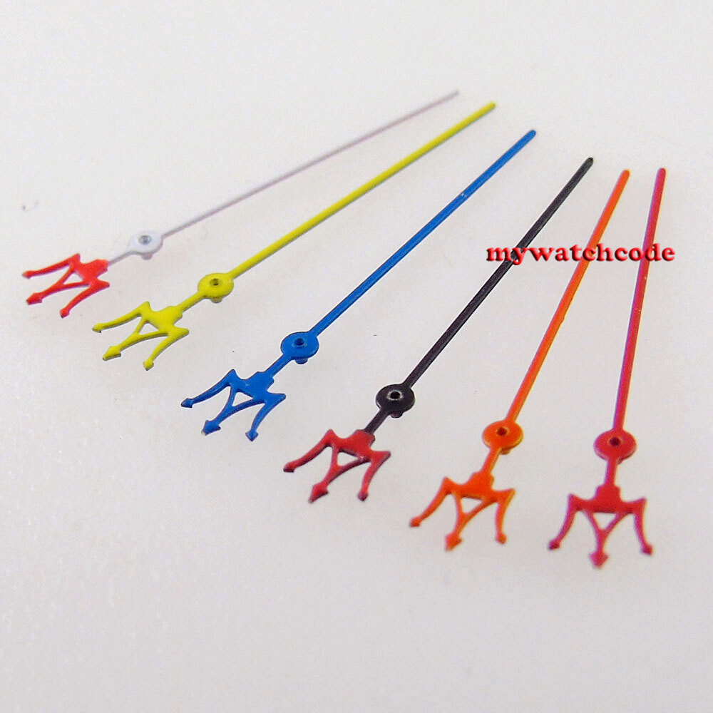 Red orange green Fork Style Watch Second Hand for NH35 NH36 SKX 007 7S26 movemen