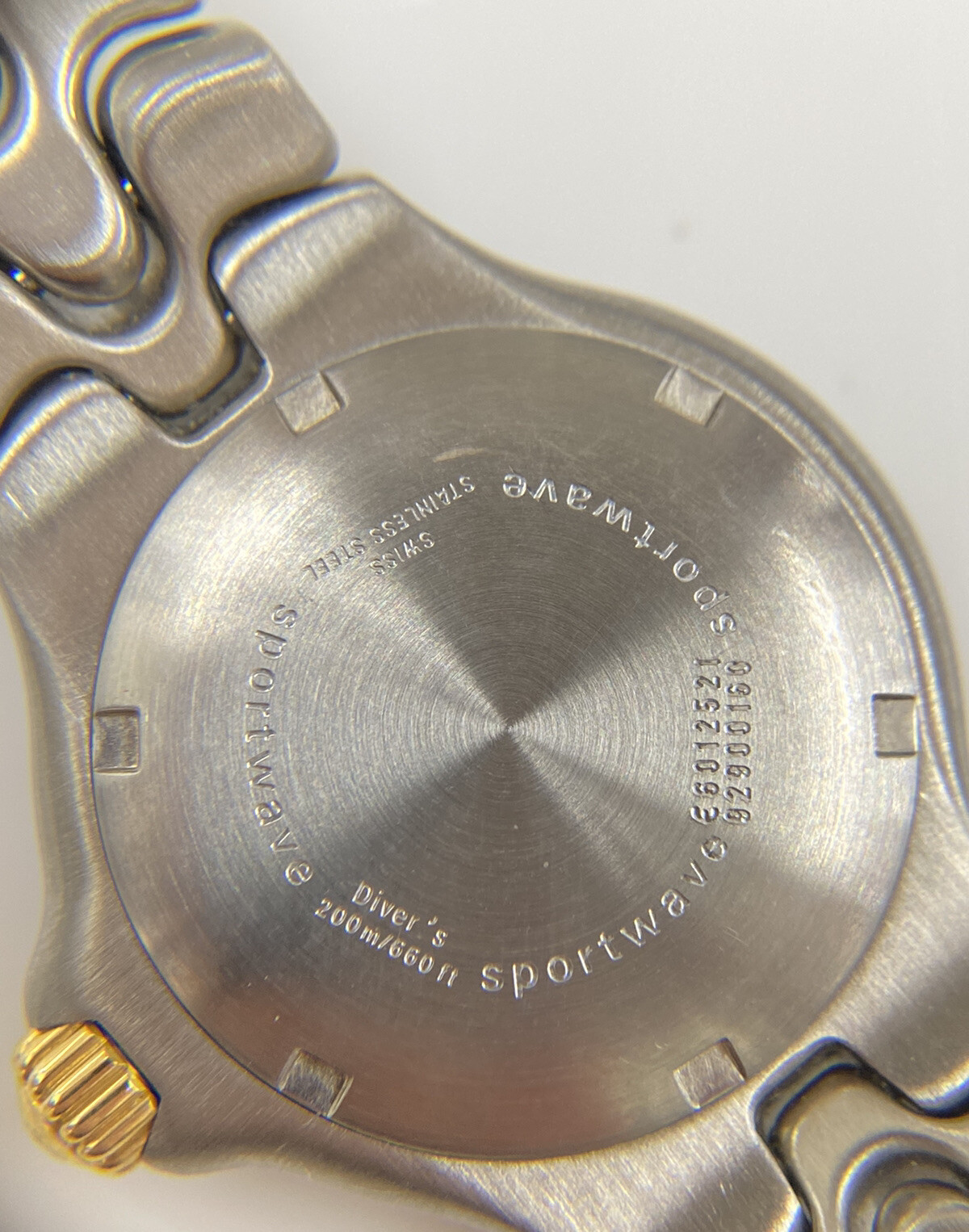 Genuine New Ebel Sportwave 6012521 Stainless Steel Ladies Watch Case/Bracelet
