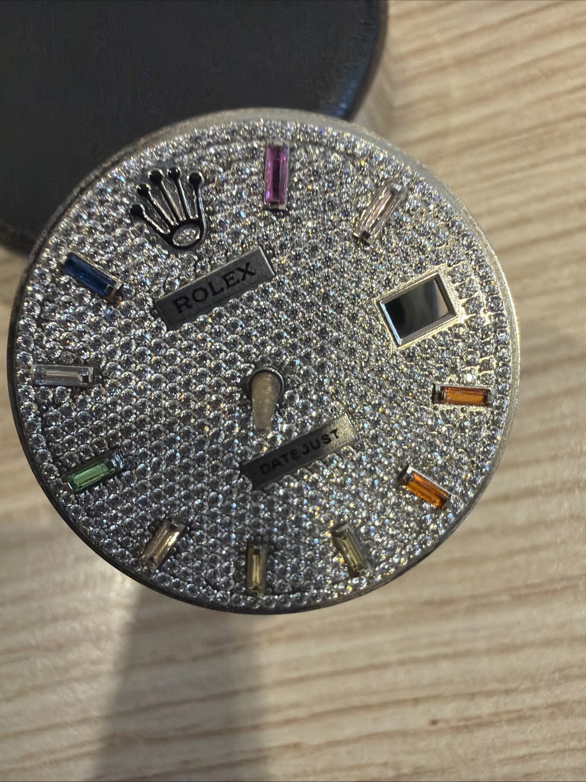 Datejust Dial 41mm Ref 126300 162334 Pave Zirconia Rainbow Custom Cal 3235