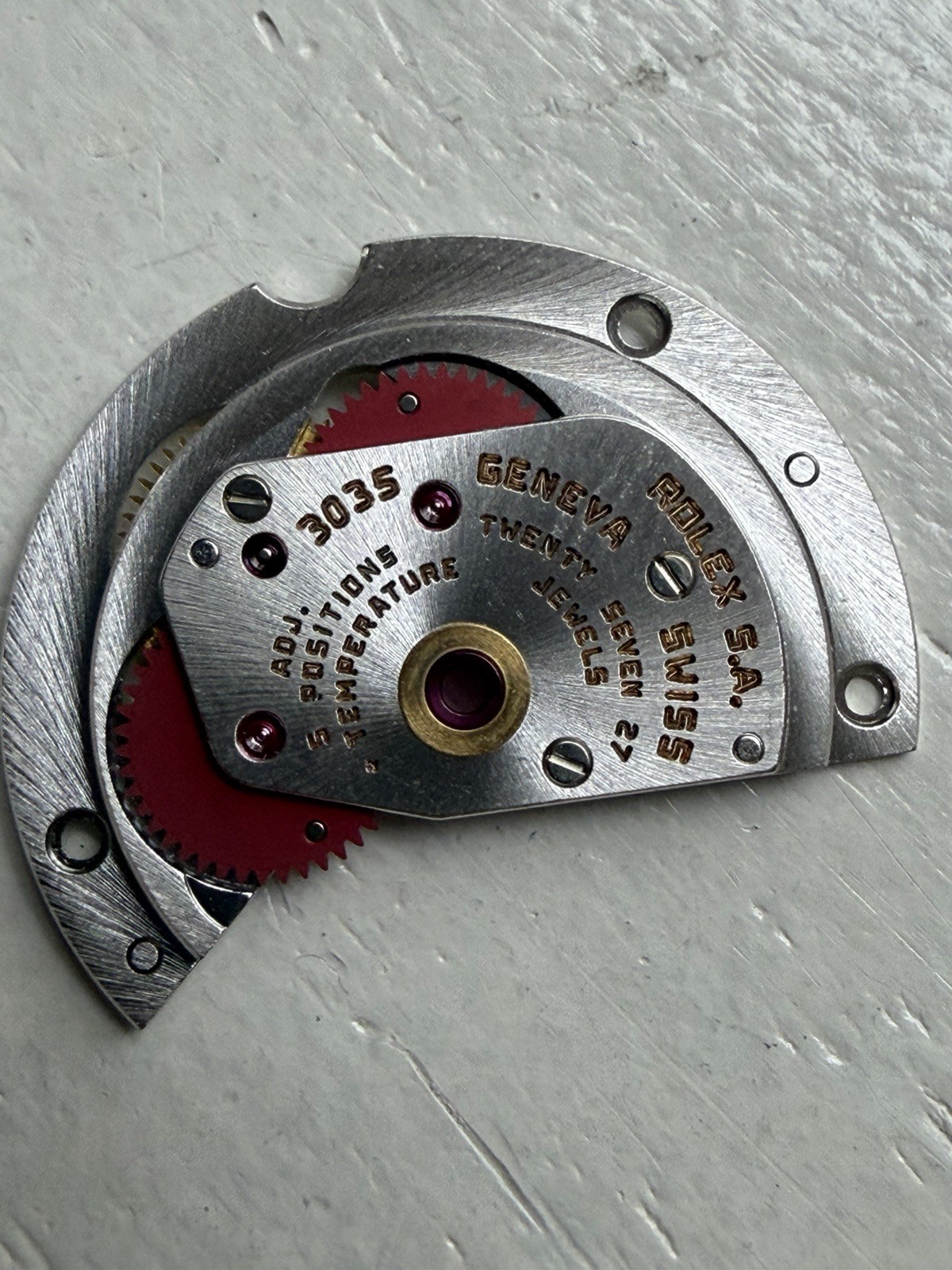 GENUINE Authentic Rolex Rotor bridge 3035 NOS
