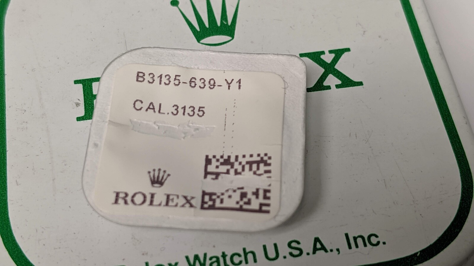 Rolex 3135 3155 3185 – 639 intermediate date corrector wheel NEW/SEALED