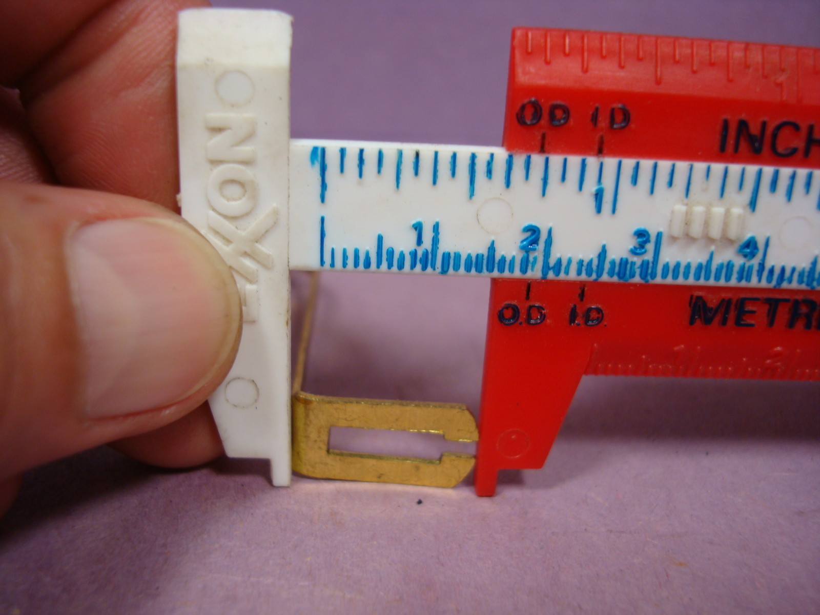 Vtg Clock Verge Escapement_NOS_Escape Arm_ Measurements_verges Bridge_Crutch