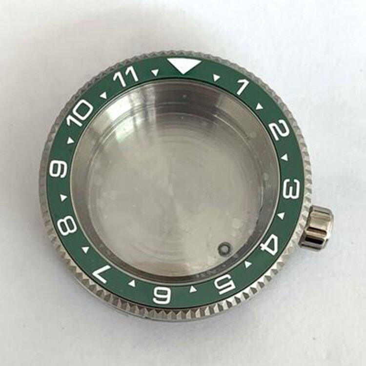 42MM Cylinder Steel Watch Case Sapphire Mirror Modified for NH35/NH36 Movement