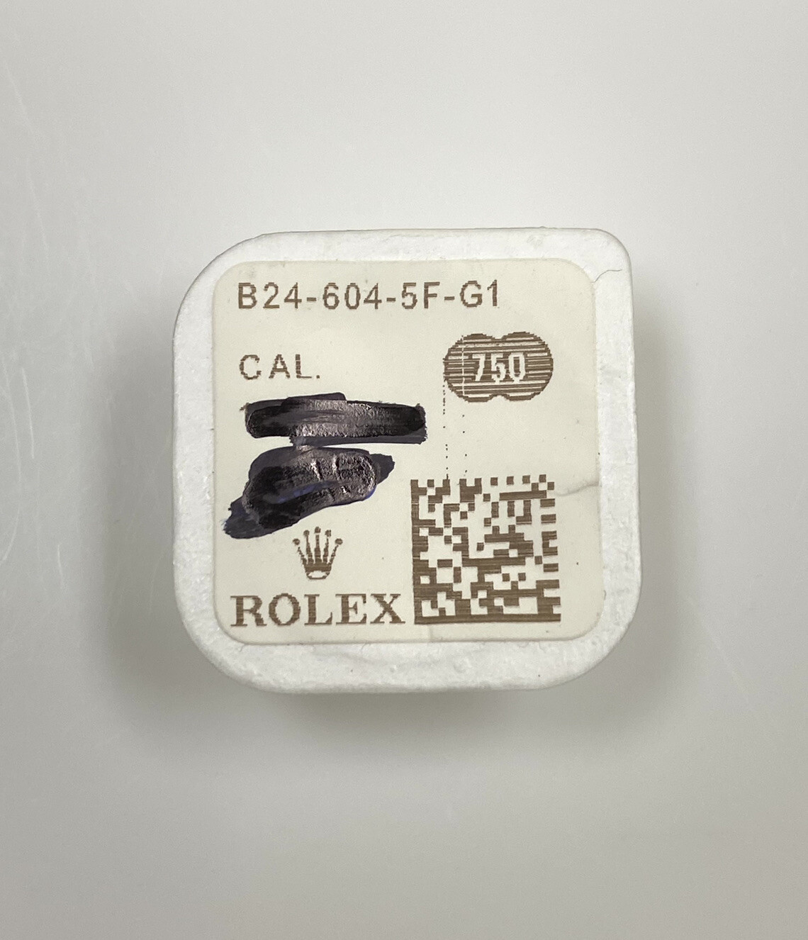 Genuine New Rolex 6mm Rose Gold Crown 24-604-5 Sealed Package