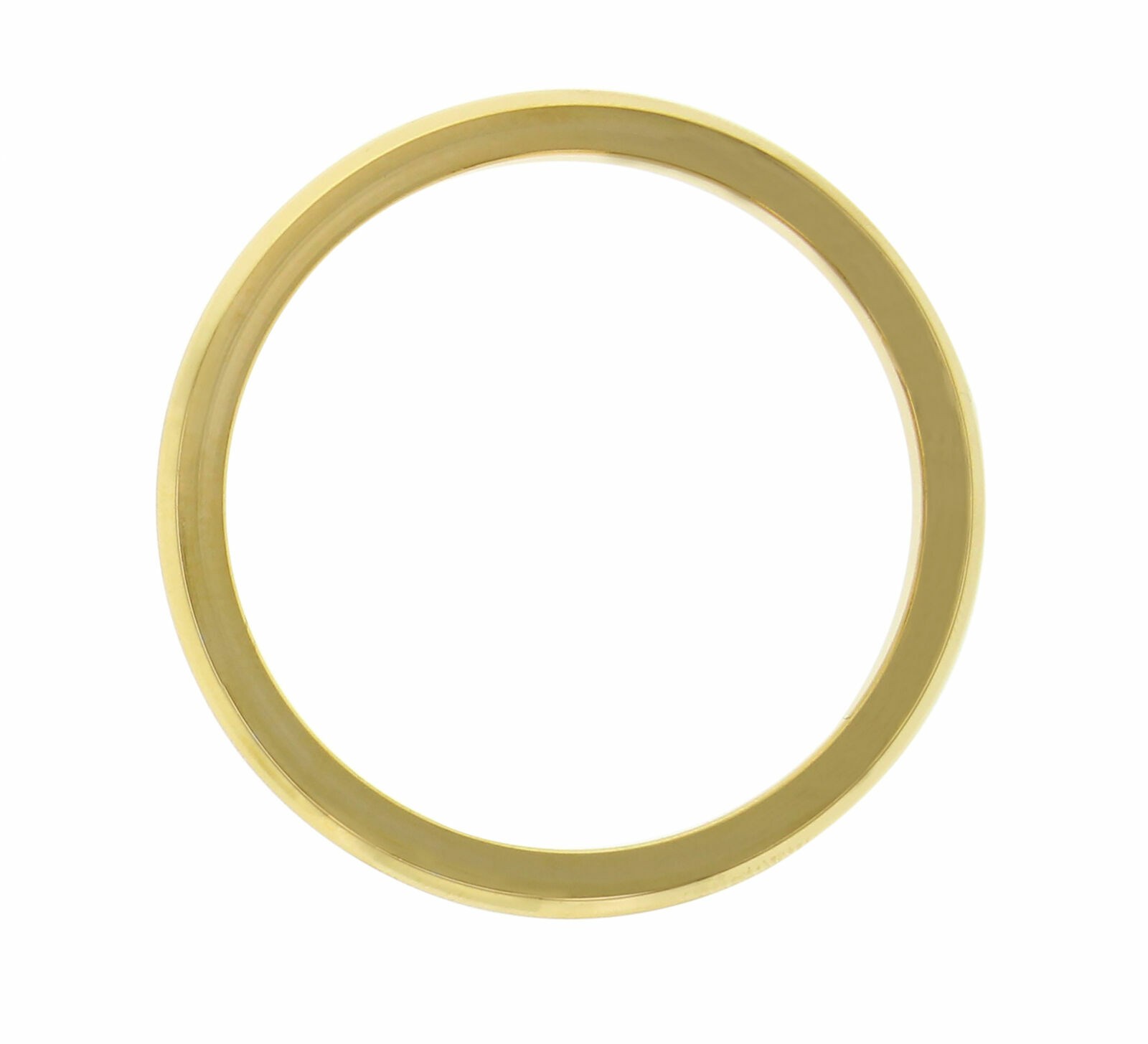 CREATED DIAMOND SAPAHIRE BEZEL FOR 34MM ROLEX AIRKING 15203 15223 GOLD PLATED