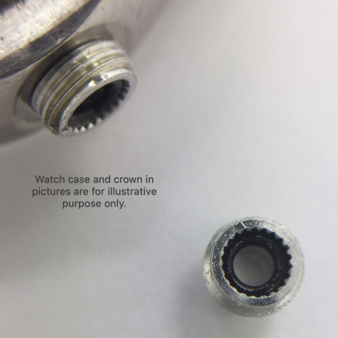 Case Crown Tube with Gasket for Rolex 5.3mm crown, 6694 Oysterdate 6424, 6444