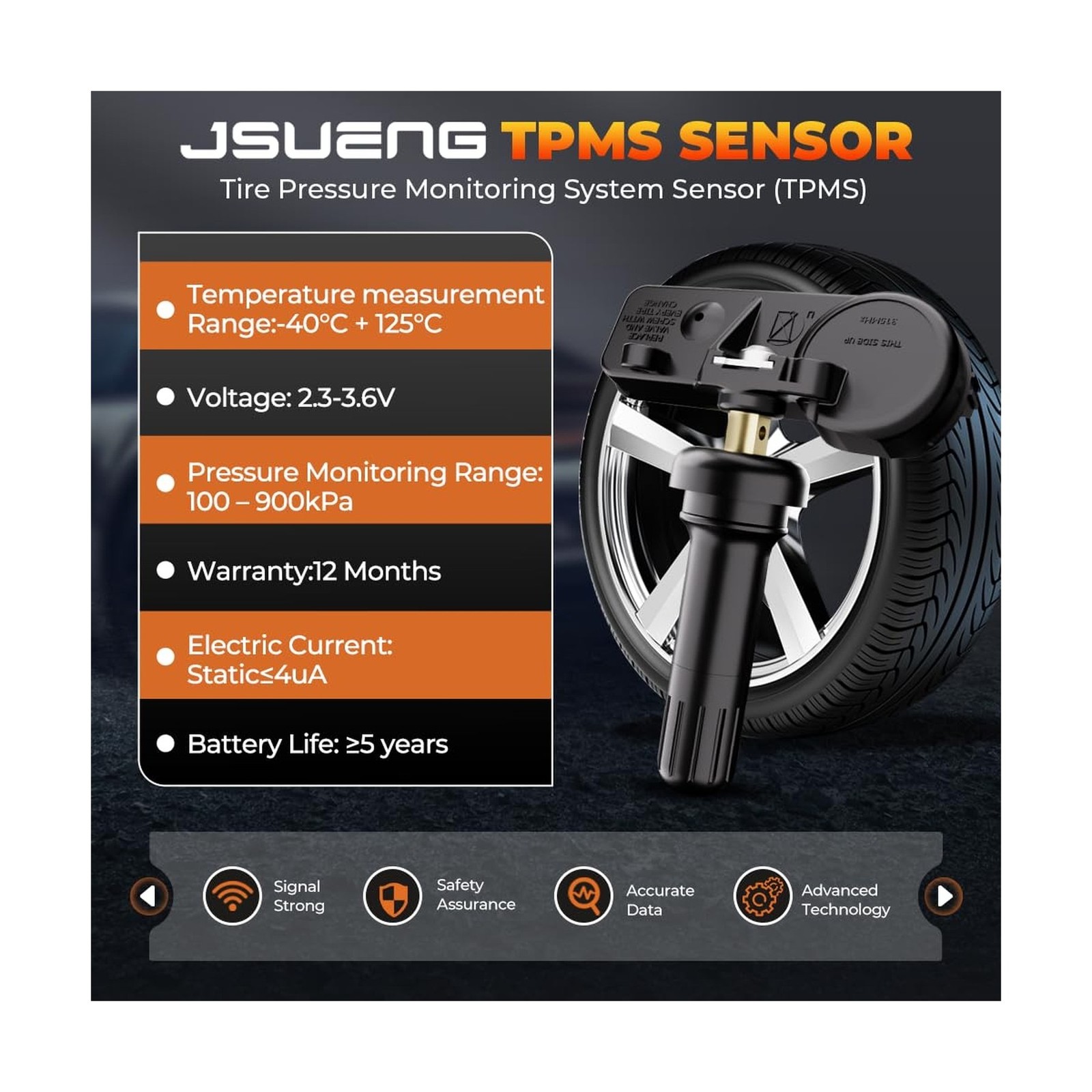 Ford TPMS Sensor, Tire Pressure Monitoring System Sensor fit for Ford F150 F2…