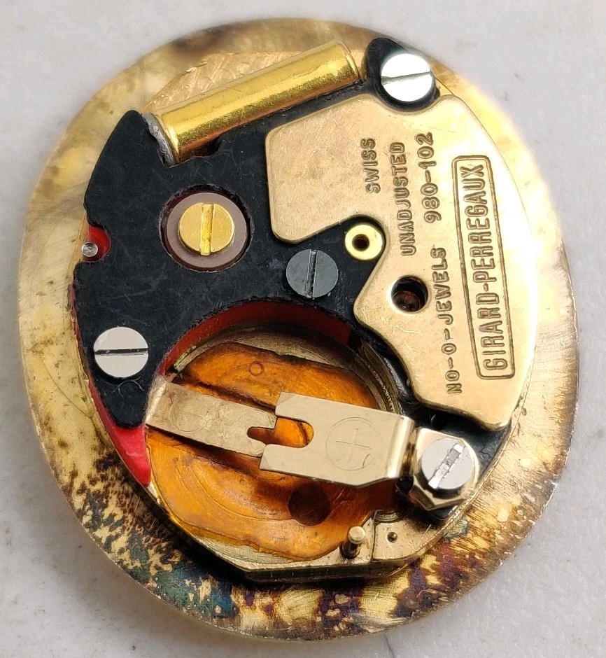 Girard Perregaux 980-102 Bulova Accutron 2500.10 Quartz watch movement Works
