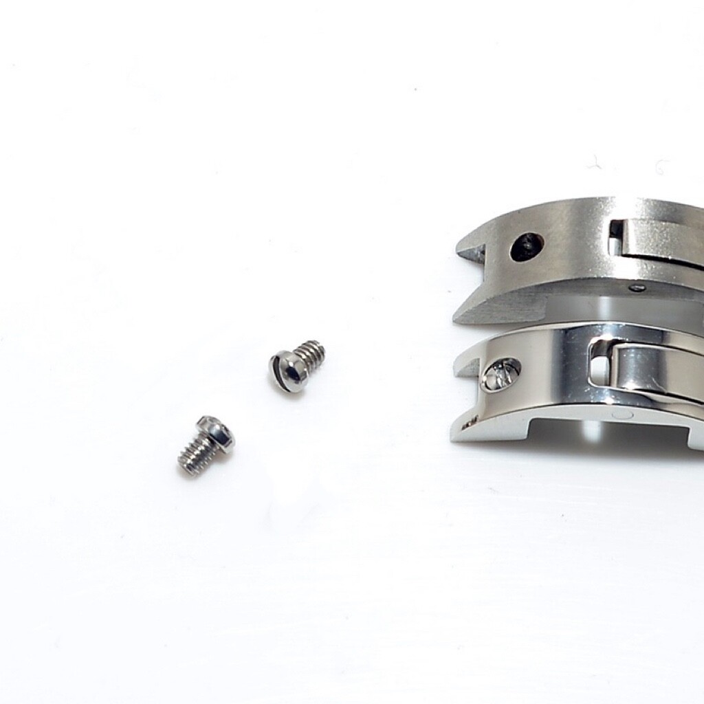 2PC SCREWS COMPATIBLE WITH FOR PANERAI CROWN BRIDGE & BACK CASE 47MM 44MM