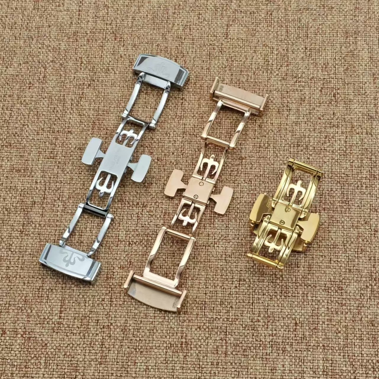 16mm 18mm Steel Folding Buckle Clasp Fits Patek Philippe Aquanaut 5167 5164 5268