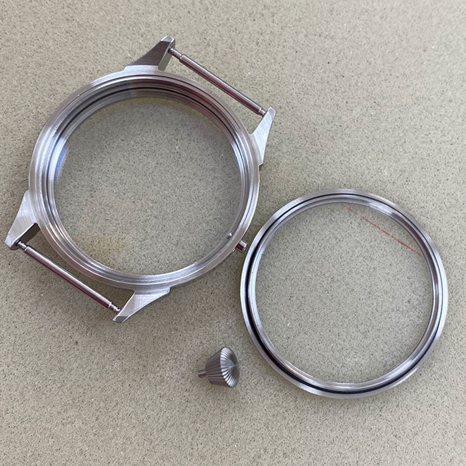 42MM Stainless Steel Watch Case for ETA 6497 6498 ST3600 Hand Winding Movement @