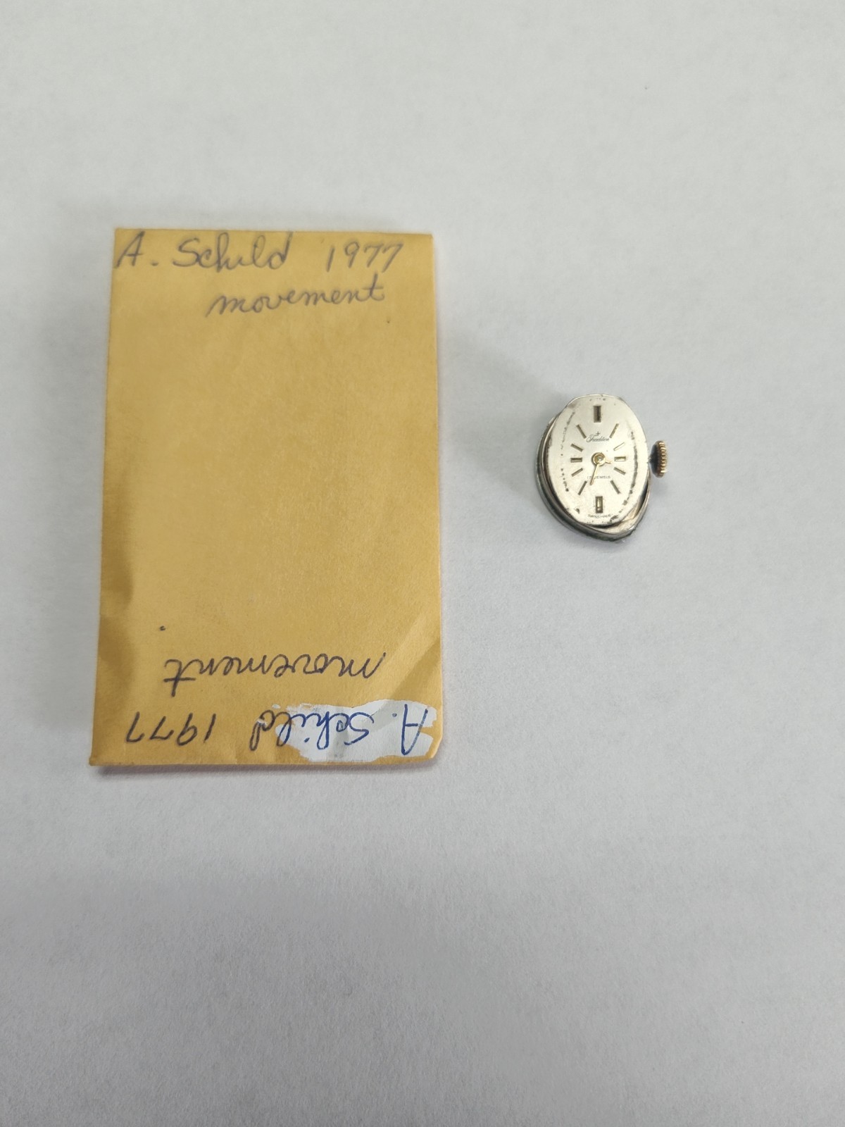 Vintage A. Schild 1977 Elgin 17 jewel ladies wrist watch movement –Tradition