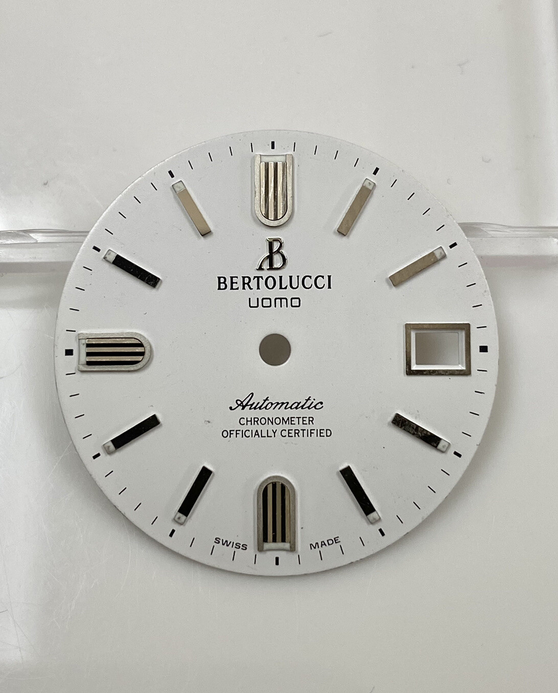 Original Bertolucci Uomo Automatic 28mm White Dial Ref: 884.55.41.10B