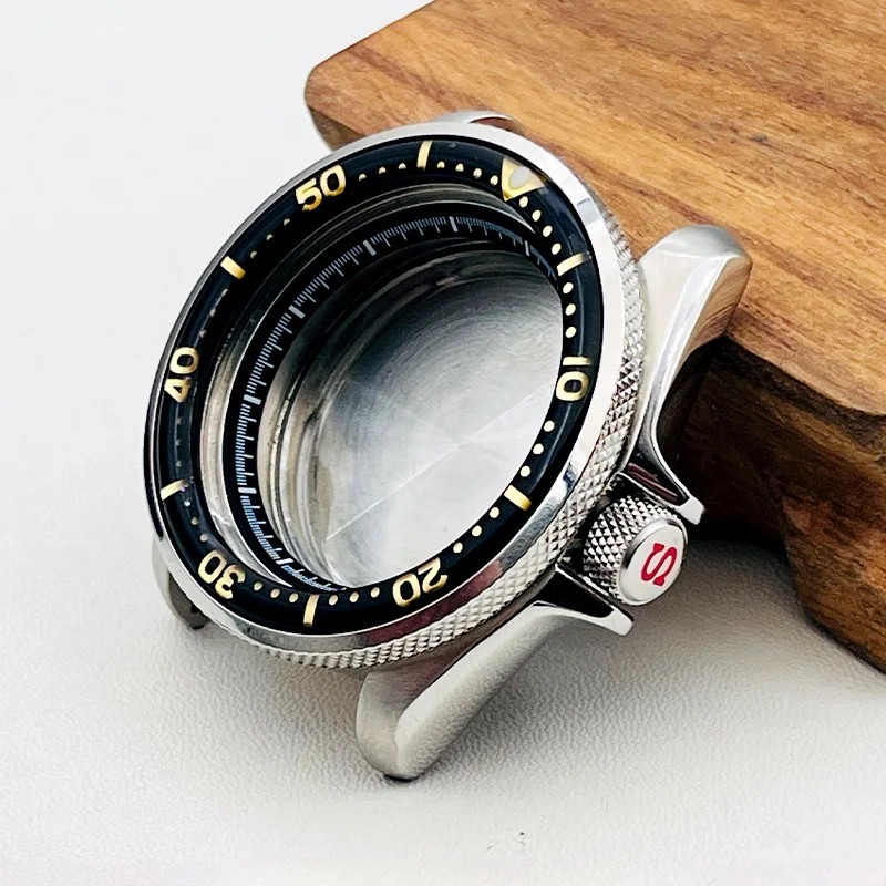 42mm SKX007 Watch Case Sapphire Crystal for NH34 NH35 NH36 4R Movement