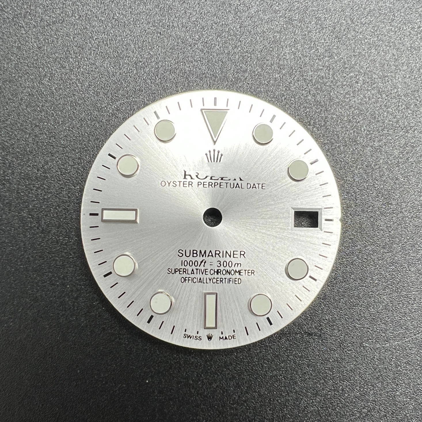 29mm Sun Pattern Watch Dial Green Luminous for NH35 NH36 Movement Watch Parts
