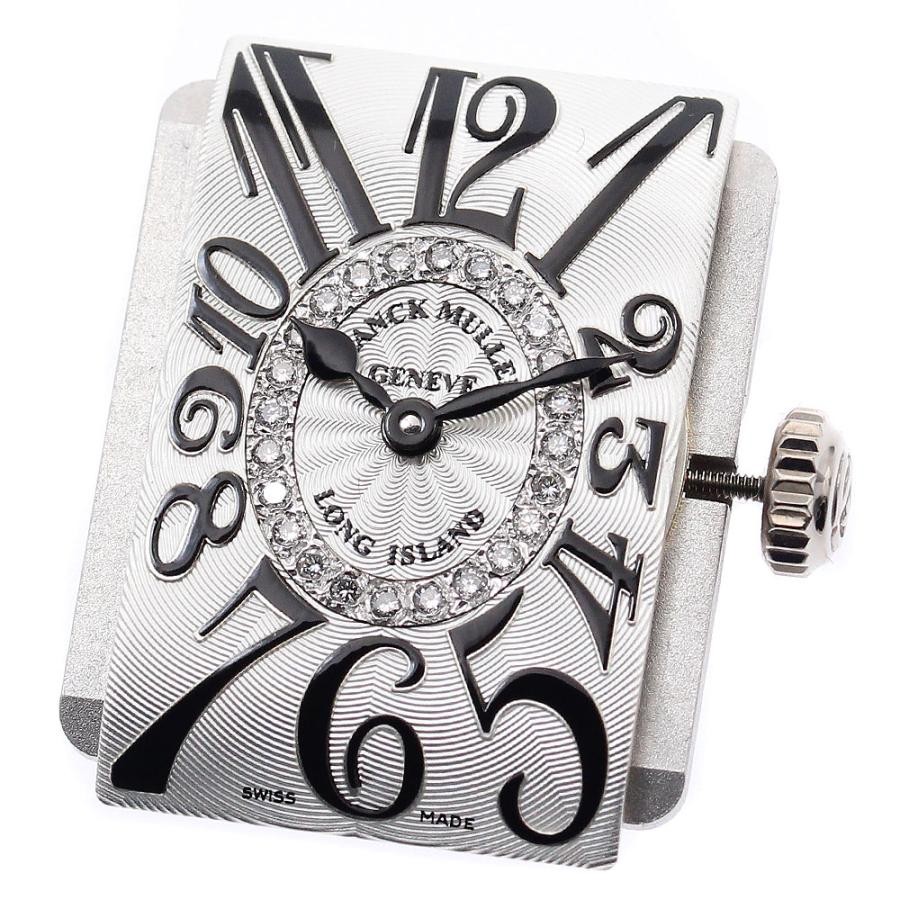 FRANCK MULLER Genuine Movement Long Island Ladies Wrist Watch parts Silver Color