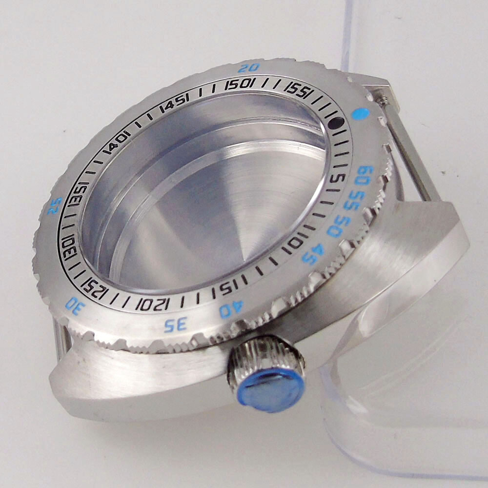 42mm Watch Case 120 clicks Bezel 200M Waterproof Sapphire Glass Fit NH35A NH36A