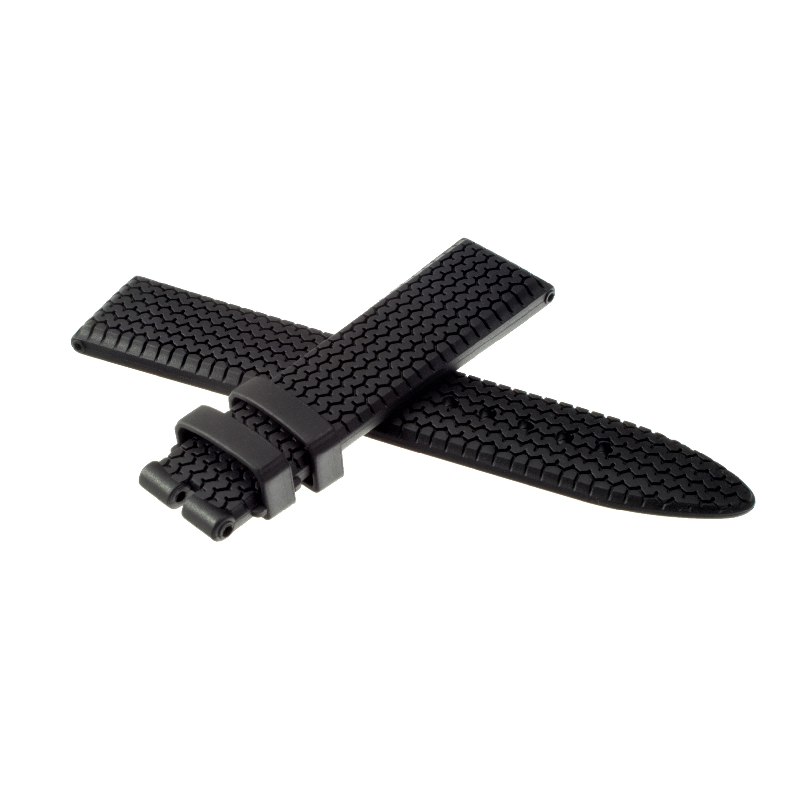 Original CHOPARD bracelet 20/18 mm, genuine rubber for Mille Miglia 168589