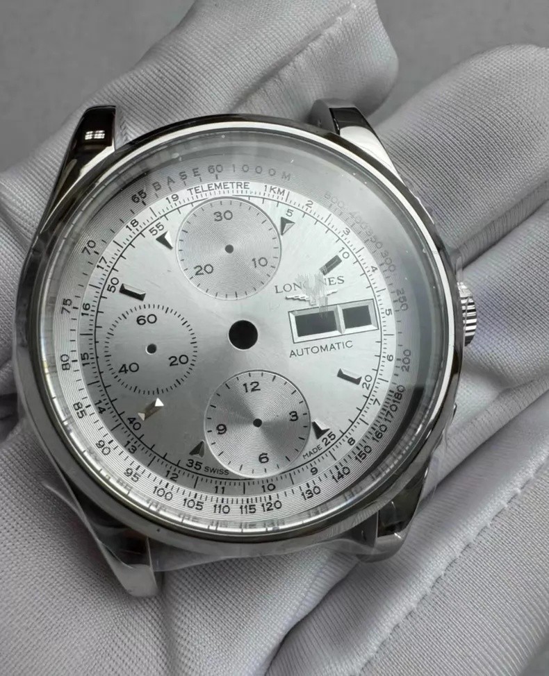 For DIY 40mm Watch Steel Case kit For ETA 7750 Movement