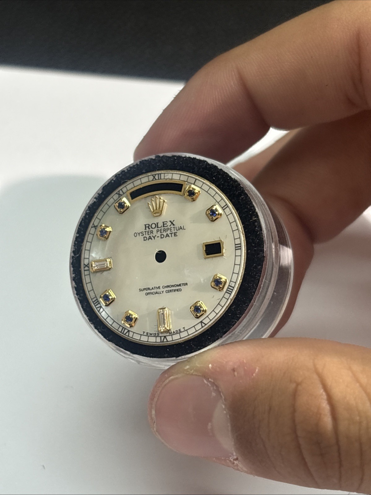 Rolex 36mm Presidential Aftermarket MOP DIAMOND DIAL FOR YELLOW GOLD PREZZY