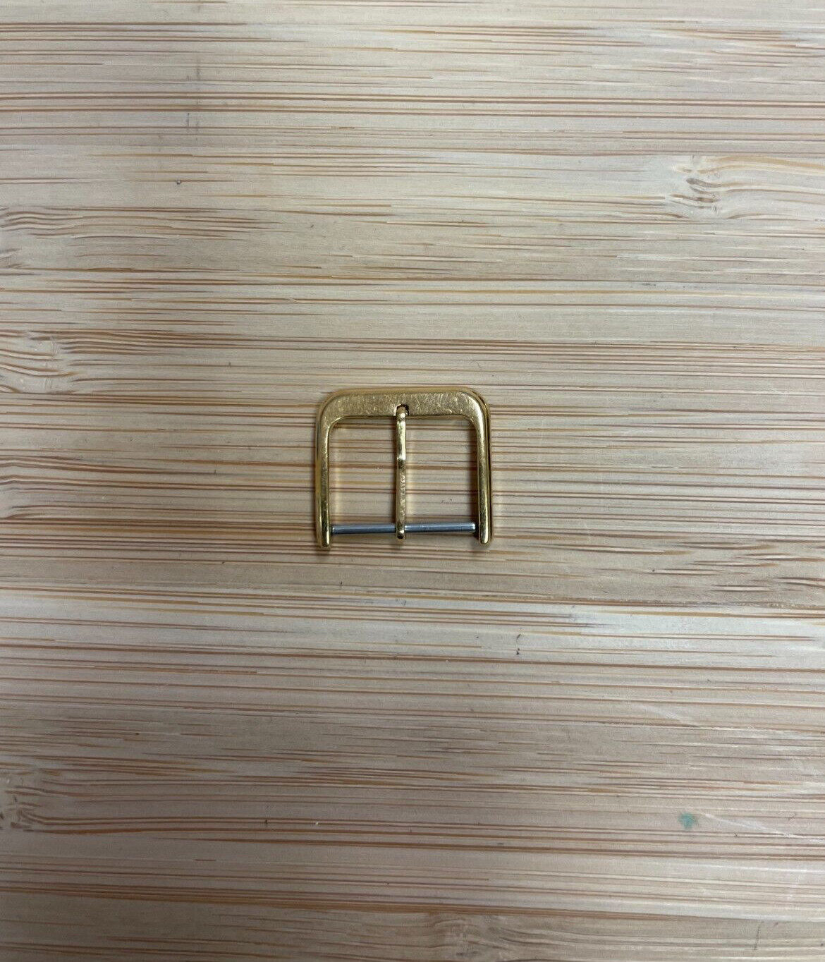 SEIKO Lassale Original Gold Tone Used Tang Buckle Clasp Fit End Of Band 15mm