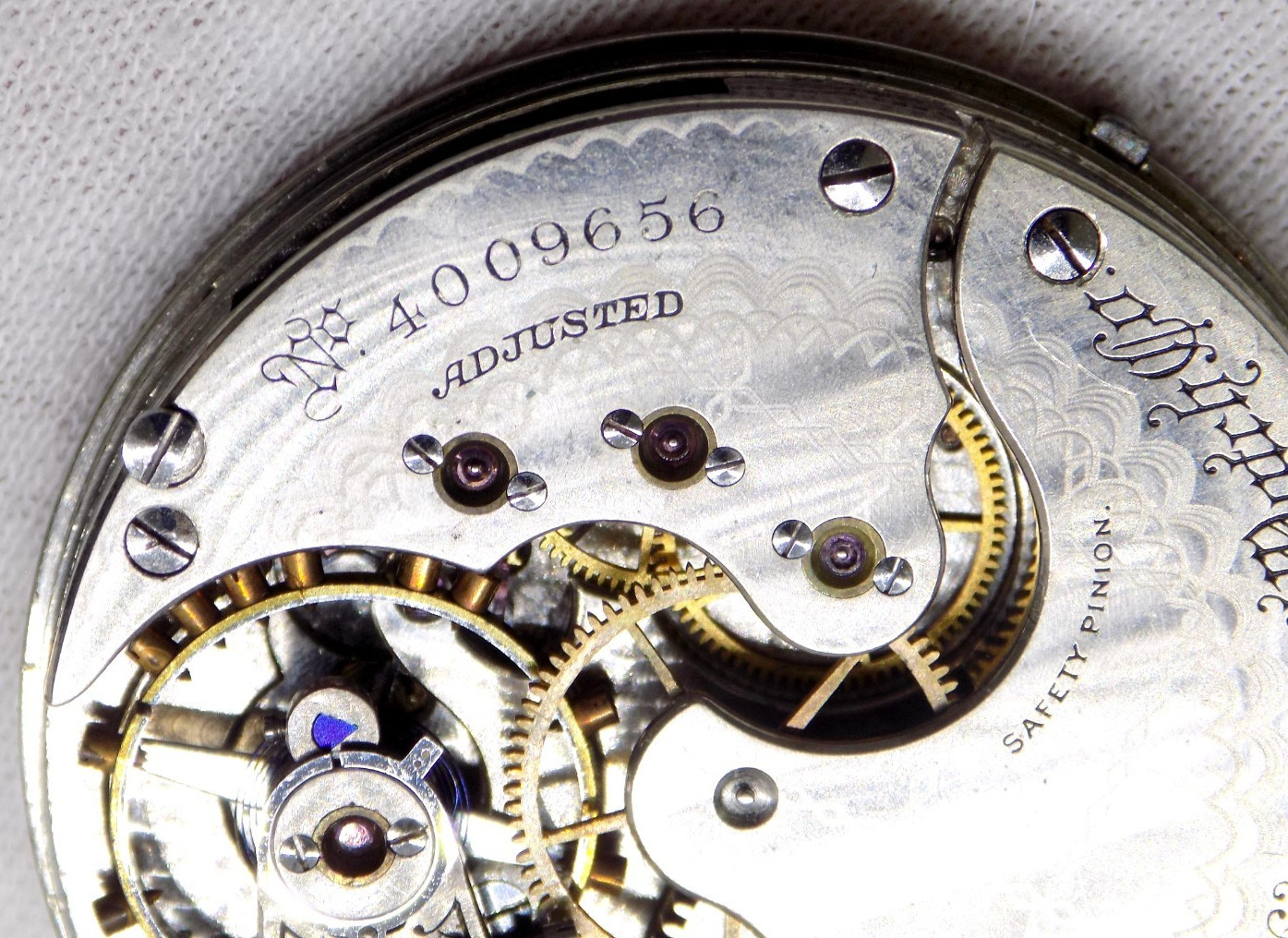 1891 Elgin National Watch Co. Grade 4 Model 3 16s Pocket 15J Watch Movement