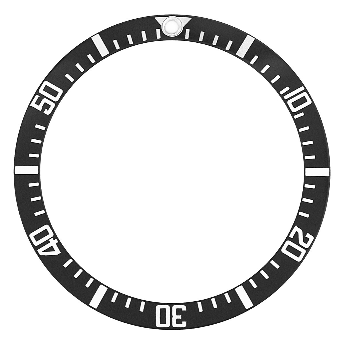 BEZEL INSERT FOR ROLEX SUBMARINER MILSUB 60 ROYAL MILITARY 5517 5513 5512 BLACK