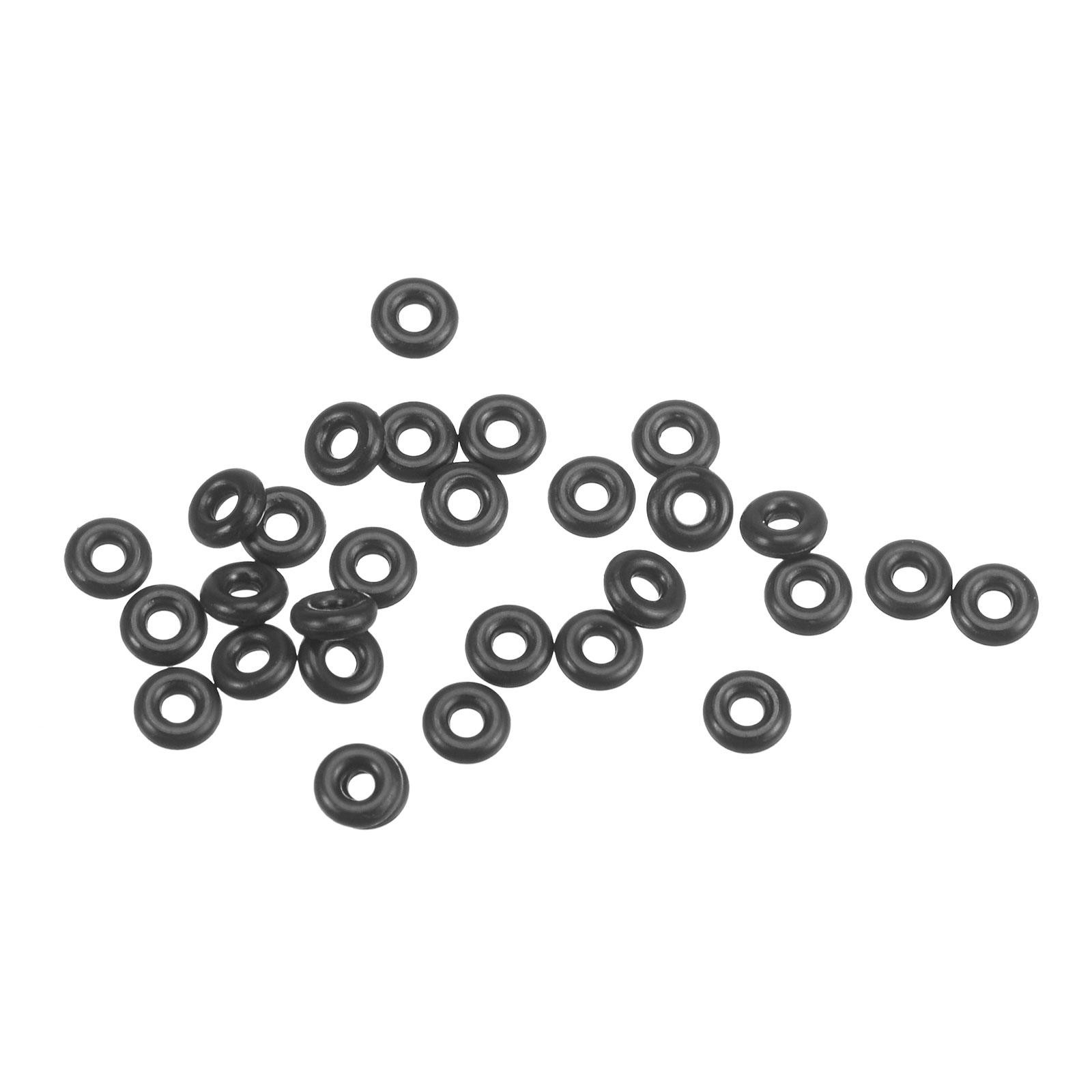 50pcs 2mm O-ring rubber seal replacement, for waterproof gasket