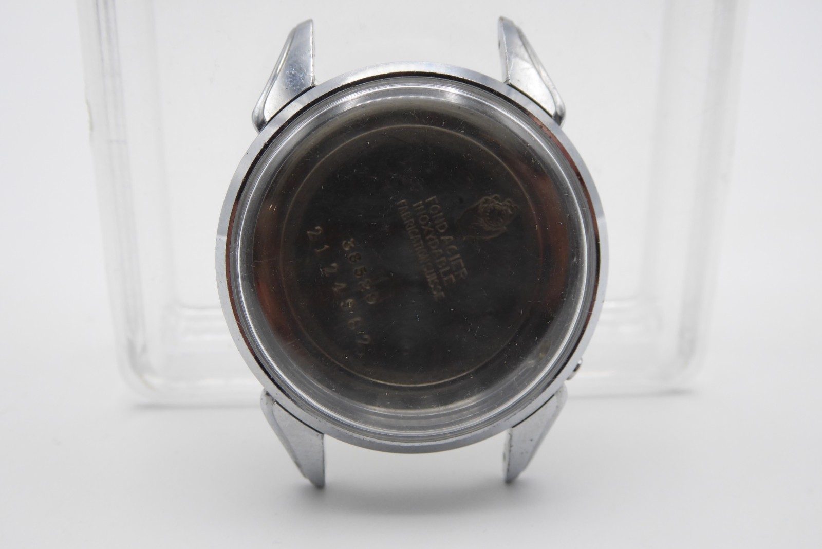 Movado vintage flame lugs case steel 33mm