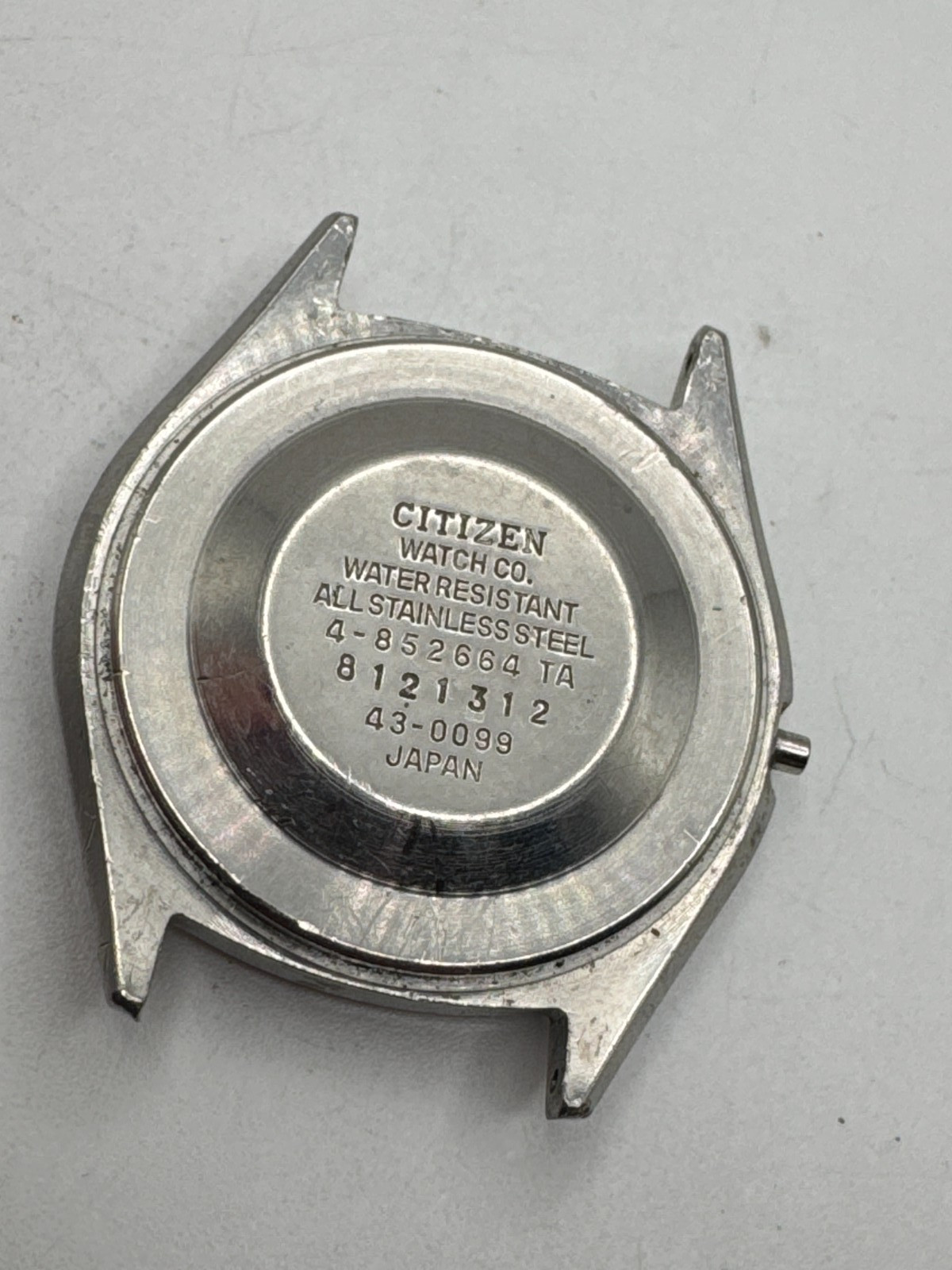 Vintage Men’s Citizen 43-0099 Silver Tone Watch Case ONLY