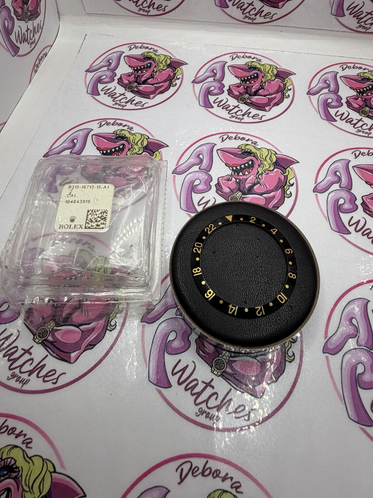 ROLEX GMT MASTER Bezel Insert 16713 16718 Genuine