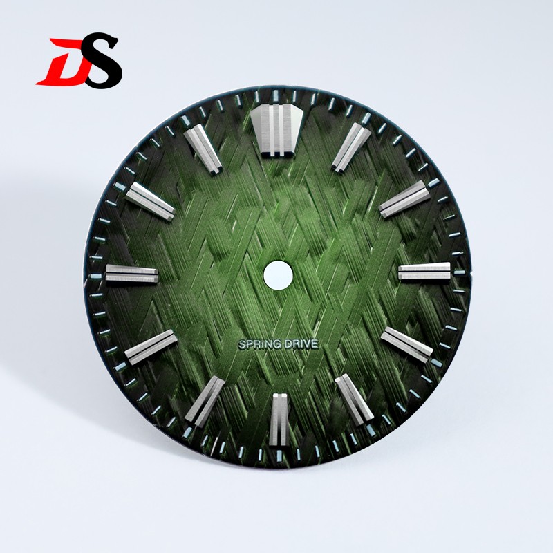 No Date Ice Forests Dial 28.5mm for NH34 NH35 Movement Blue Lume/no Lume SKX007