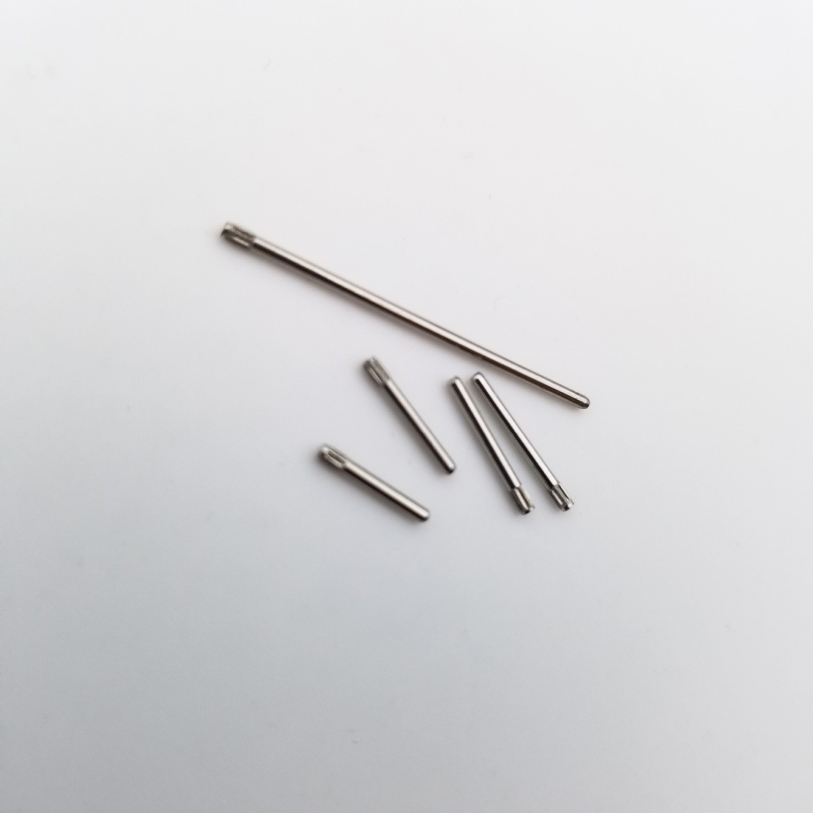 300Pcs 1.2mm 8-27mm Stainless Steel Knurled Watch Band Bracelet Link Pin C