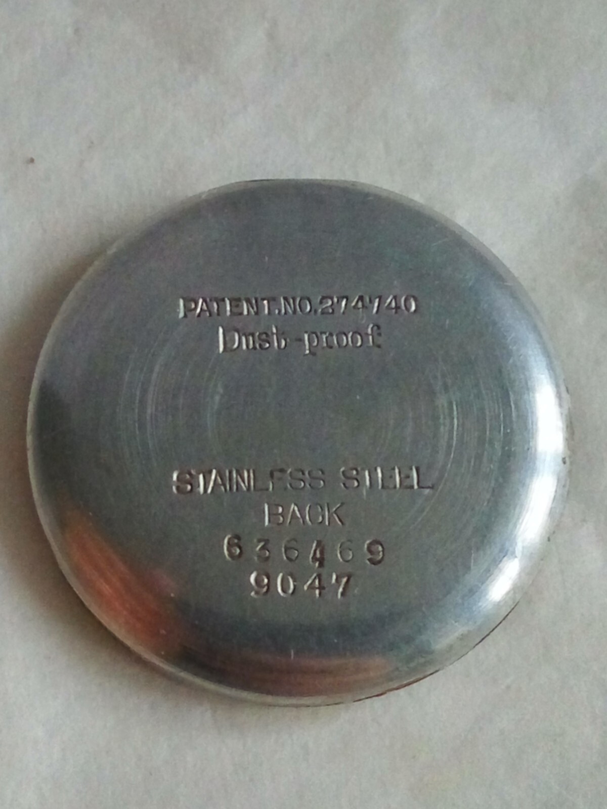 SEIKO Seikosha bottom cover spare parts for WWII Japanese Navy Imperial Army wri