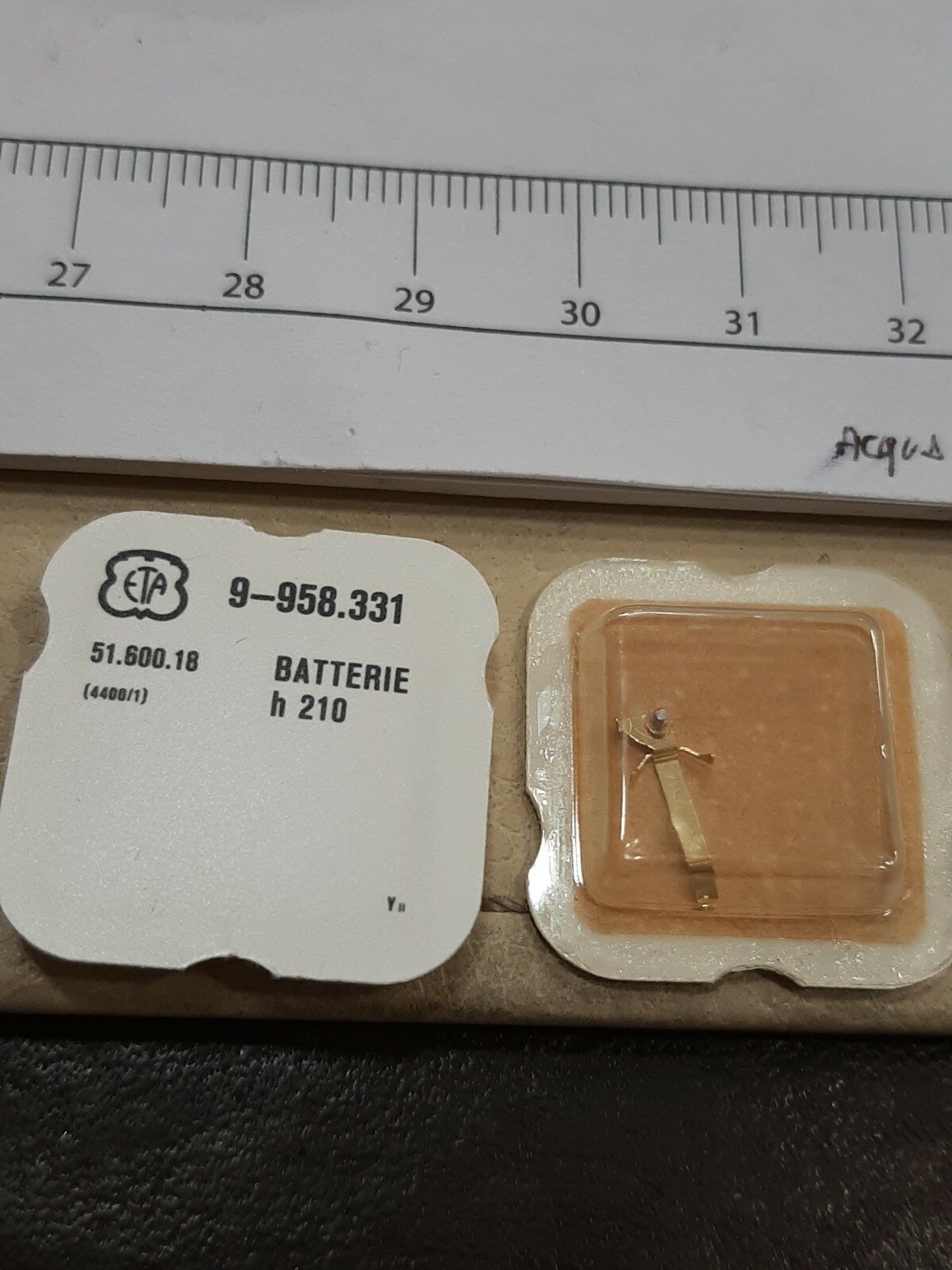 Eta 958.331 parts 4400/1 Vintage Nos