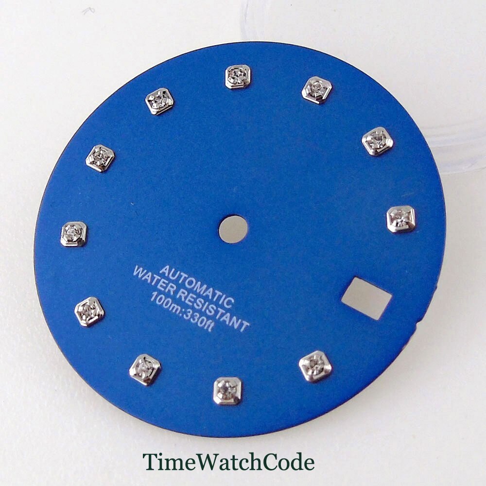 Fit NH35 Automatic Movement 29mm Watch Dial Watch Face Datejust Diamond Index