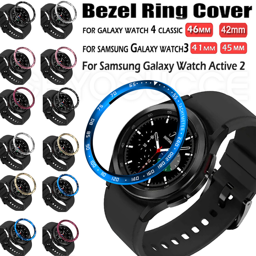 For Samsung Watch 5/5Pro 4 40/44mm 6 Classic 43/47mm Metal Bezel Ring Cover Case