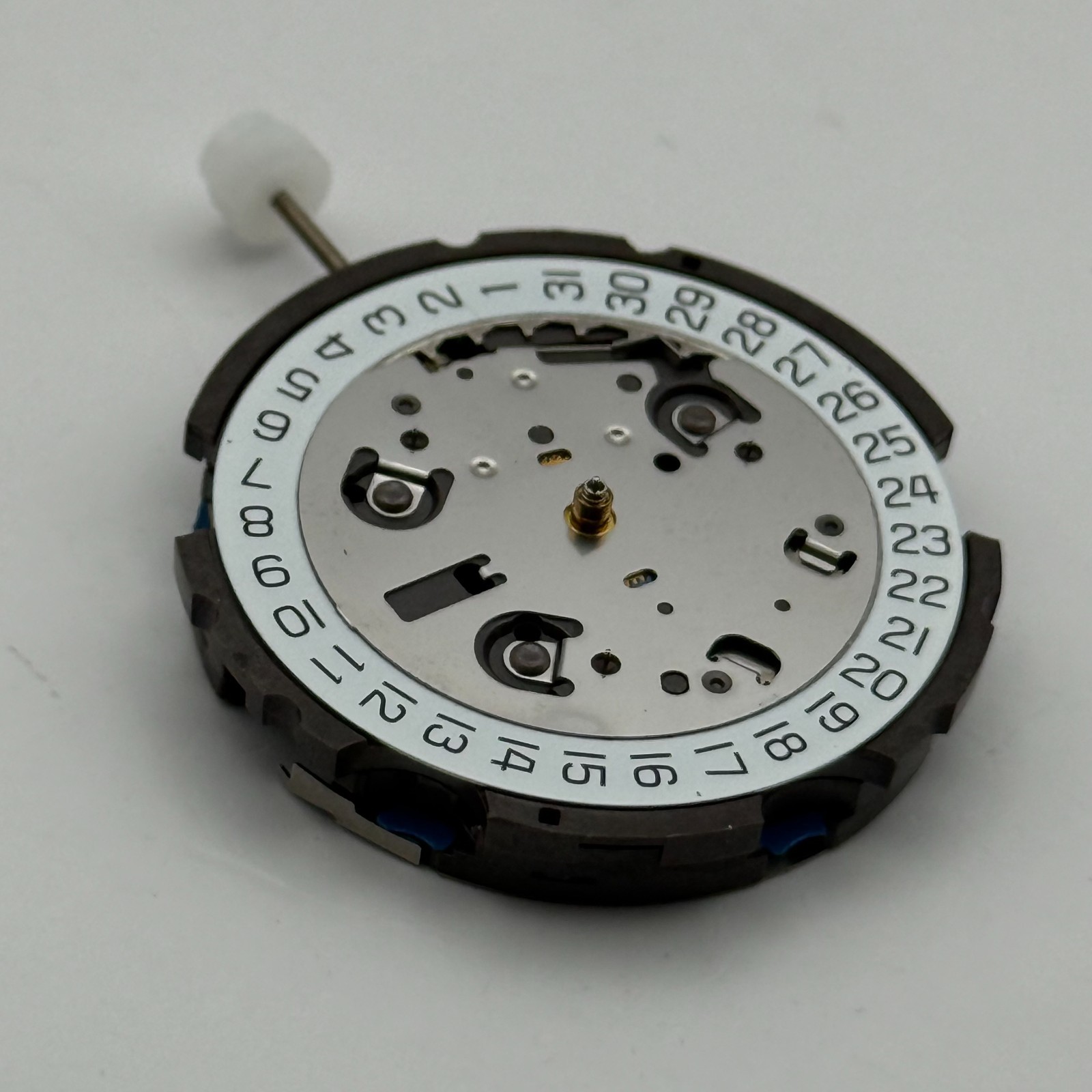 ETA G10.211 Watch Movement Quartz 4 Jewels Swiss Date Parts Untested 31.6mm