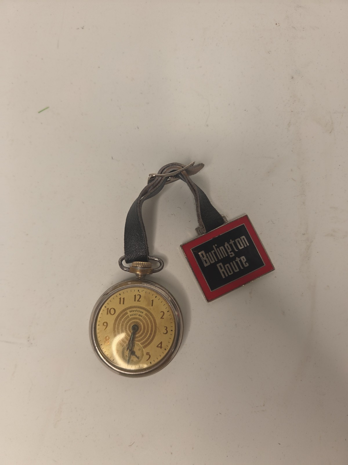 Westclox Pocket Ben Pocket Watch USA 1946-1960 Style 7 Works – Keeps Time