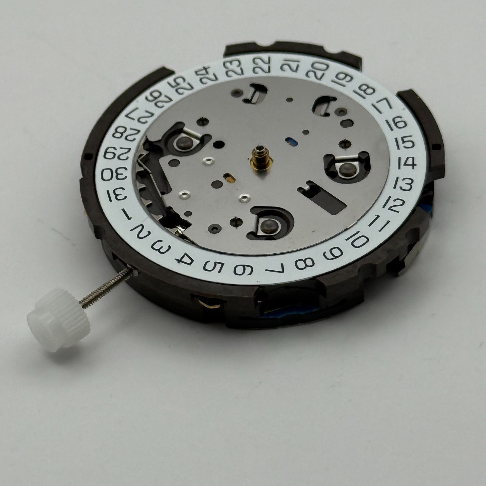ETA G10.211 Watch Movement Quartz 4 Jewels Swiss Date Parts Untested 31.6mm