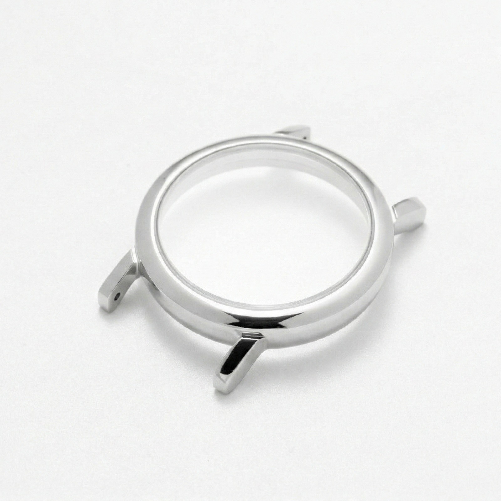 30mm glass Silver Watch Case back cover waterproof ring for GL22 Movement