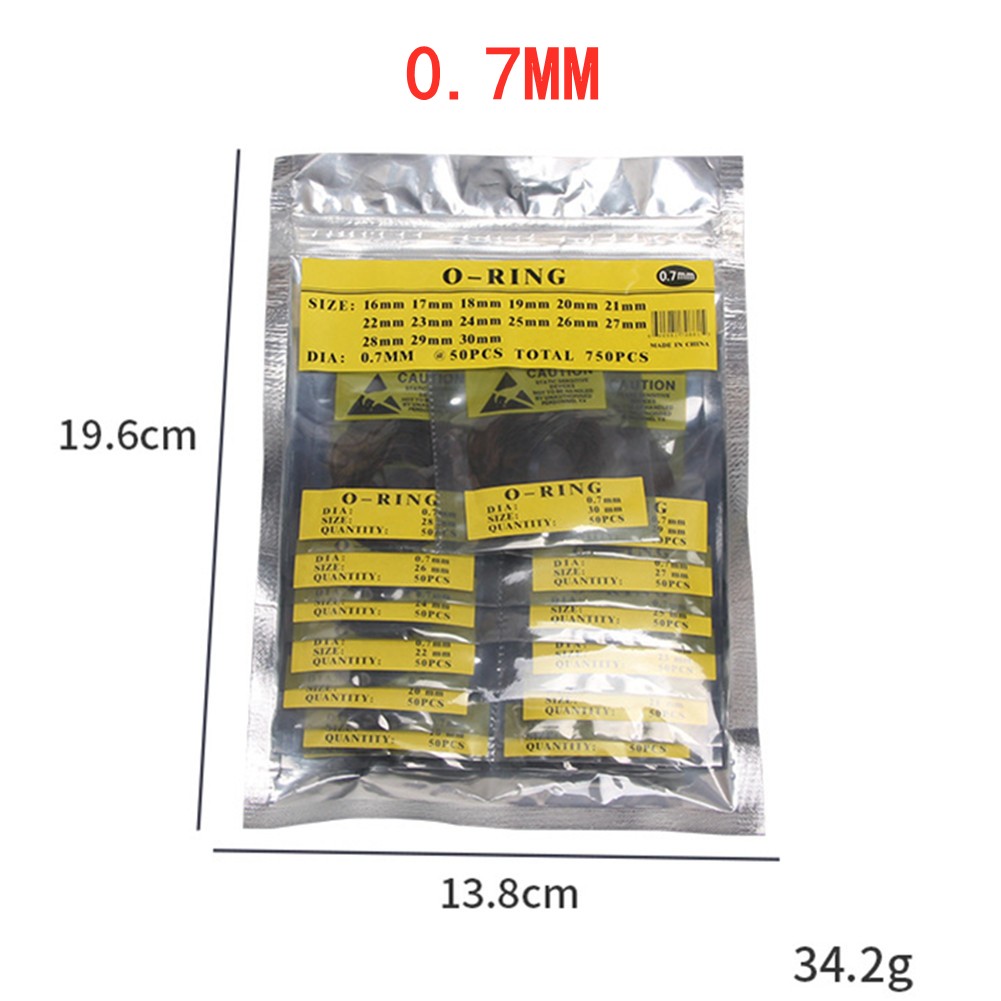 Waterproof O-Ring Watch Back Gasket Rubber Seal Repair Tool 0.5/0.6/0.7MM