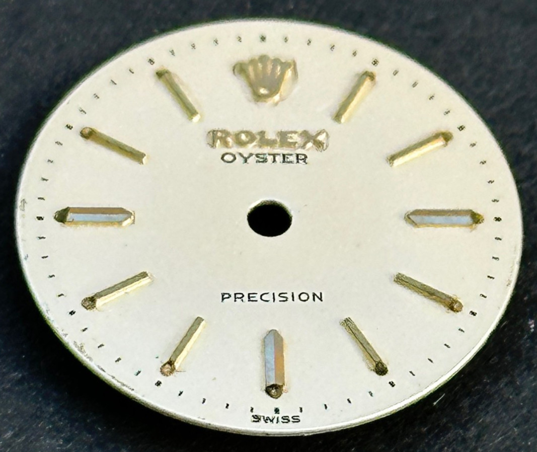 Vintage Rolex Oyster Precision Ladies Watch Dial For 6410 No Date