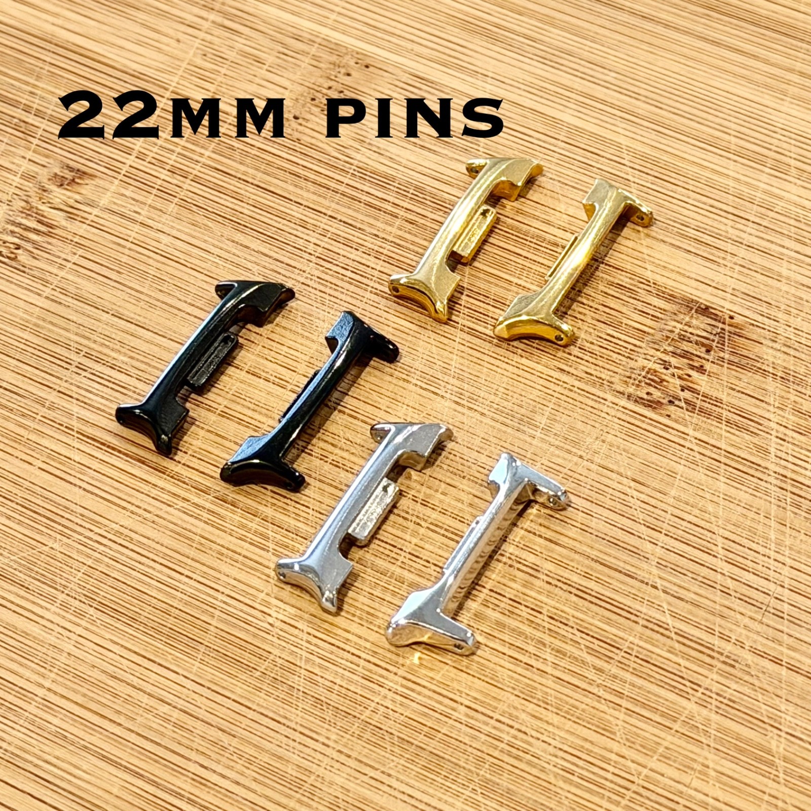 Galaxy Watch 8 Band Attachment Connectors DIY Strap Adapters Silver, Gold, Black