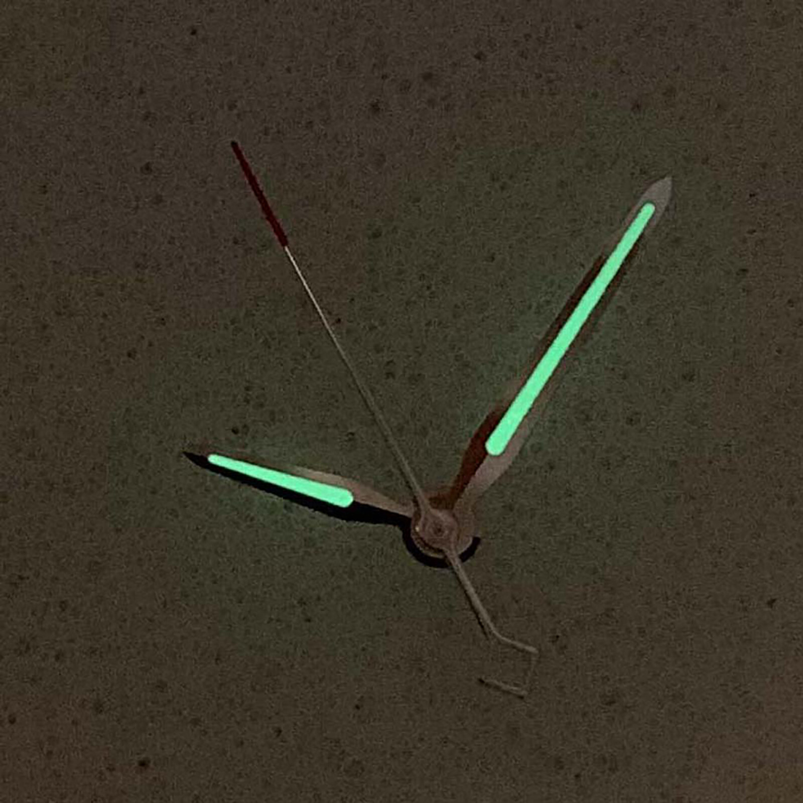 Green Luminous Watch Hands Red-Silver Watch Hands for NH35/NH36/4R/7S Movement