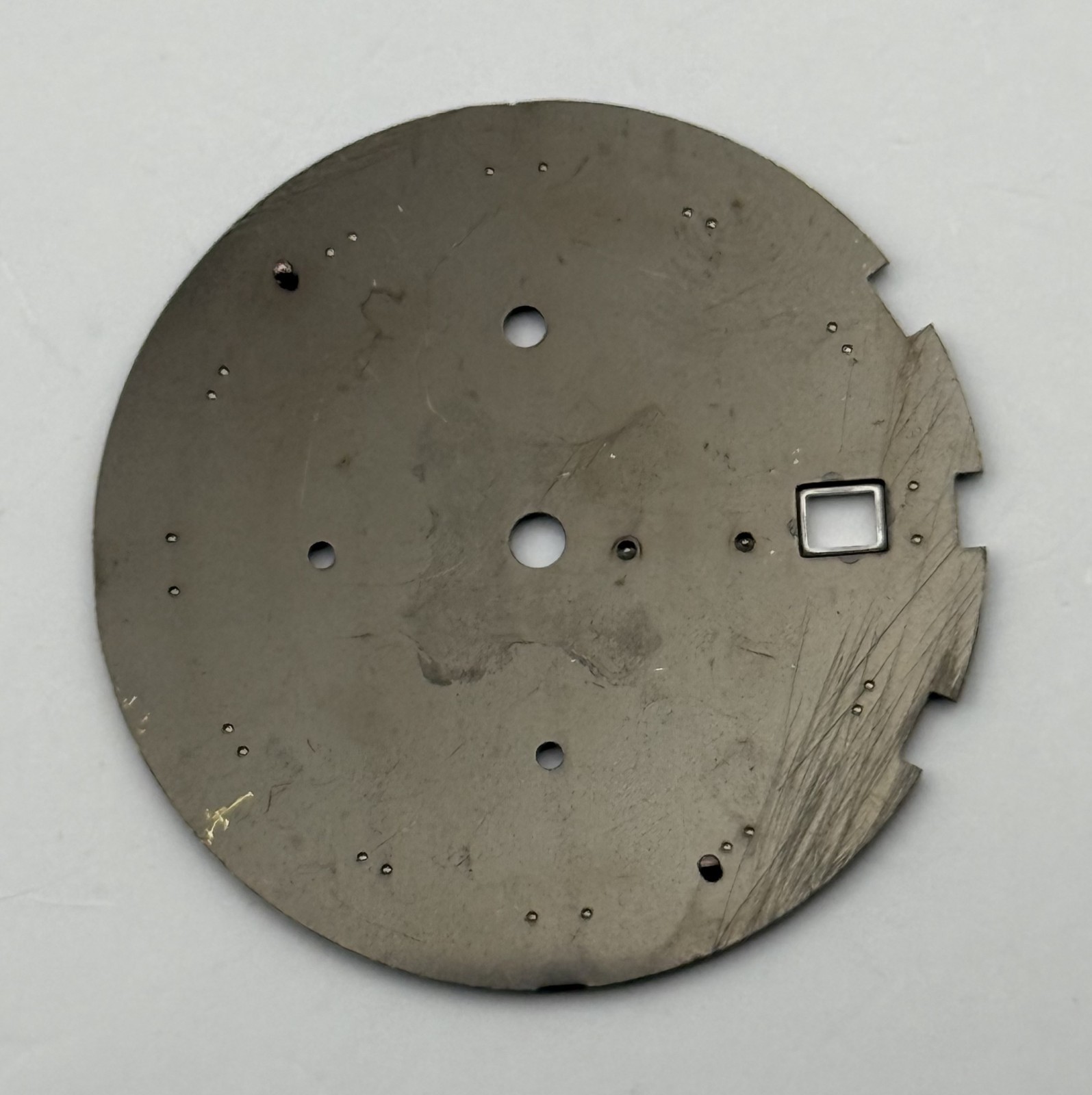 Seiko 7T92-0VF8 Watch Dial Chronograph 100M Black Spare Parts Repair 29.9mm