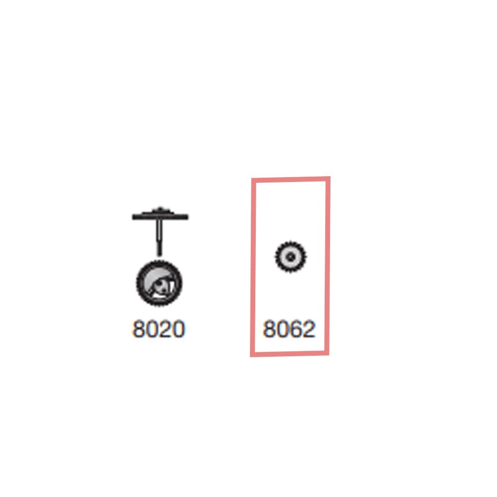 ETA 7750 ORIGINAL, MINUTE COUNTER DRIVING WHEEL FOR Movement PART NO 8062.