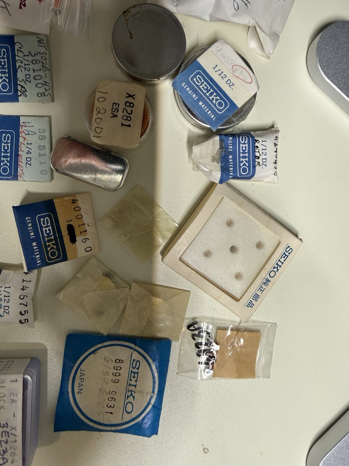 Seiko Watch Parts Lot Variety Watchmaker Repair Parts